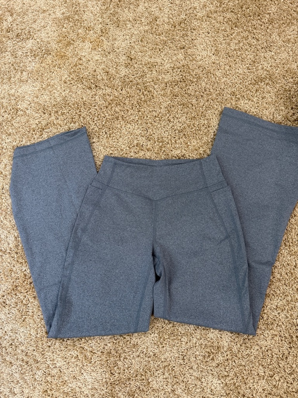 tek gear Gray Ultrastretch Active flare legging pants